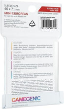Sleeves: Mini European-sized Sleeves (50 Sleeves)