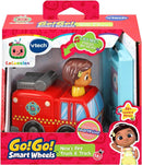 CoComelon Go! Go! Smart Wheels Nina's Fire Truck & Track Version Anglaise