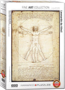 Eurographic 1000P The Vitruvian Man