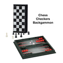 Échecs 3en1 Magnétique 8po