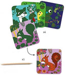 Djeco Cartes à Gratter Bêtes