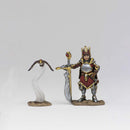 Painted Figures Girl Fighter and Haunting Falcon