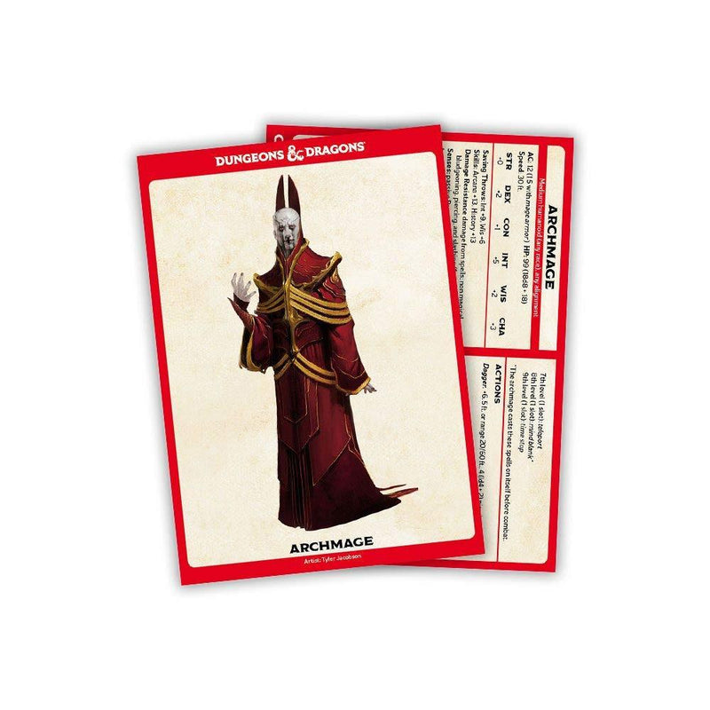 Dungeons & Dragons Spellbook Cards: Creature & NPC Cards