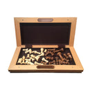 Echec pliant bois 16 po