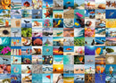 Puzzle Ravensburger 1000P 99 Moments de Bord de Plages