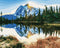 Peinture à Numéros Reflet de Montagne dans le Lac Niveau Intermediaire