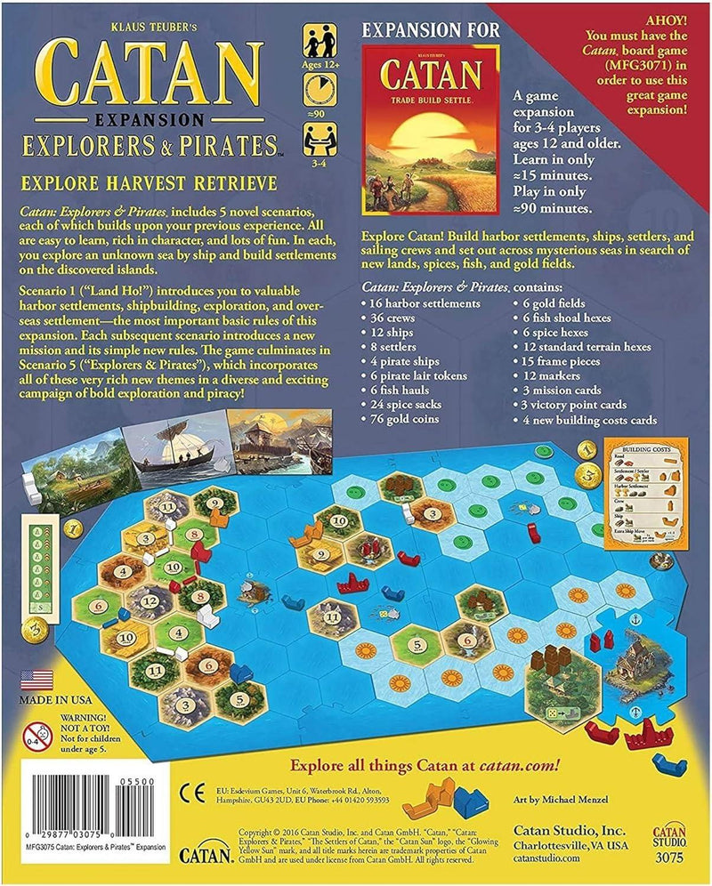 Catan - Extension Pirates & Découvreurs Version Anglaise