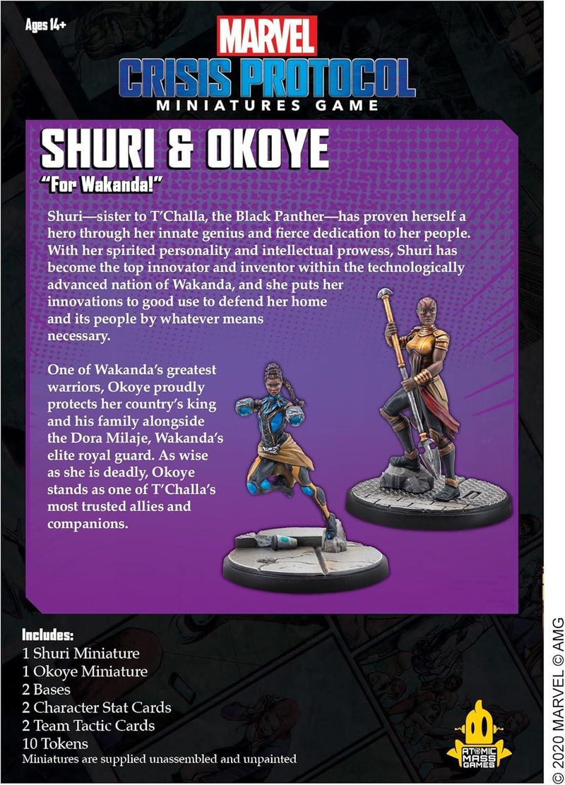 Marvel Crisis Protocol: SHURI AND OKOYE