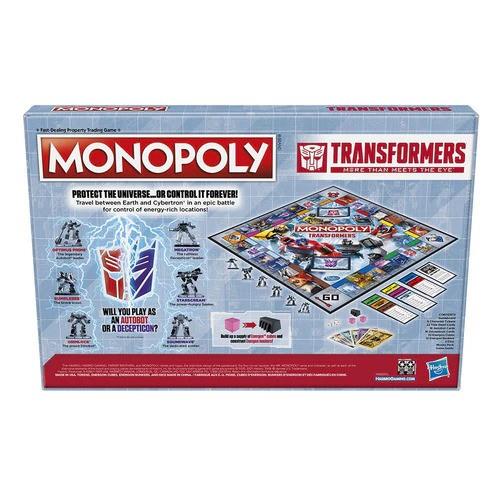 Monopoly Transformers Version Anglaise