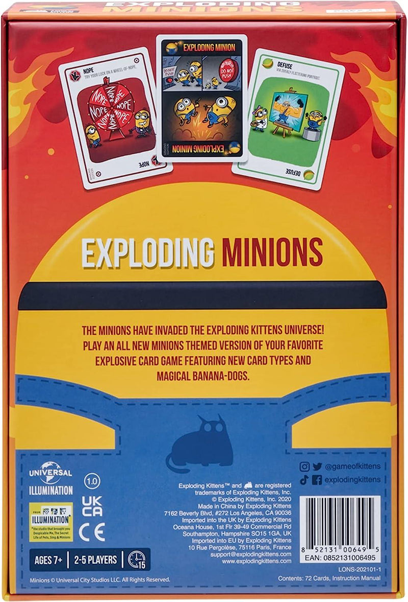 Exploding Minions Version Anglaise