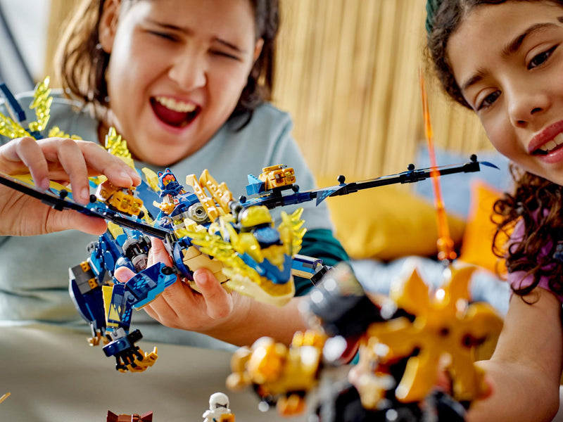 Lego Ninjago Le dragon élémentaire contre le robot de l’impératrice