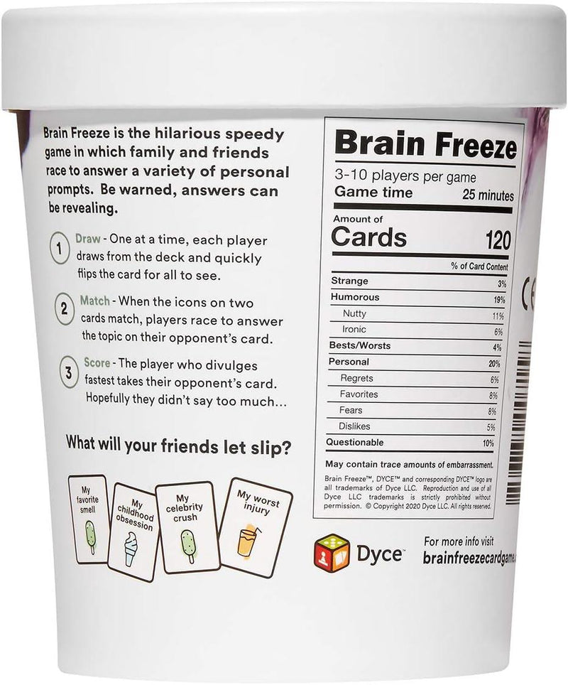 Brain Freeze Family Friendly Version Anglaise