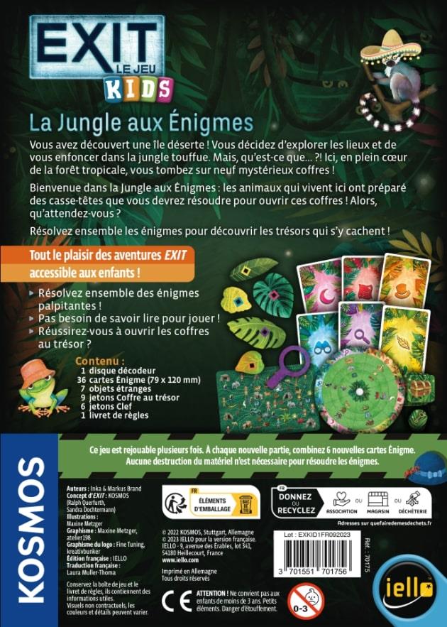 EXIT Kids - La Jungle aux Enigmes Version Française