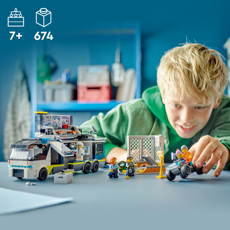 Lego City Le camion laboratoire mobile de la police scientifique