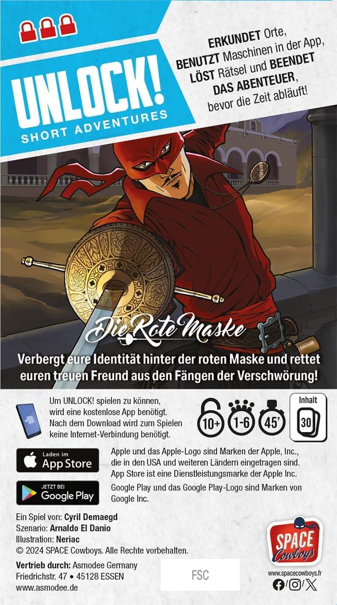 Unlock! Short Adventure 7: Red Mask Version Anglaise