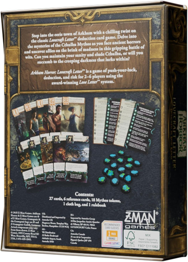 Arkham Horror: Lovecraft Letter Version Anglaise