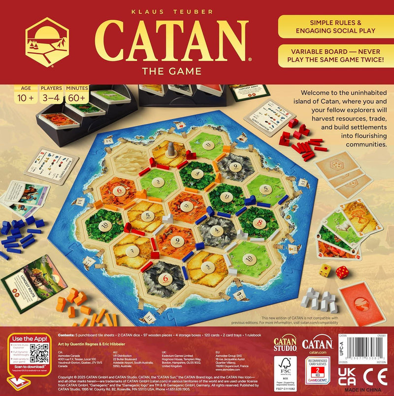 Catan 6 eme Edition Version Anglaise