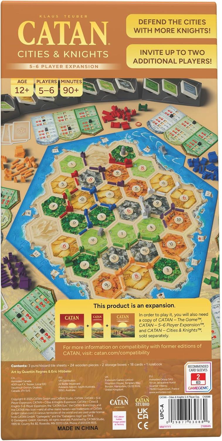 Catan Cities & Knight 6 Edition Version Anglaise