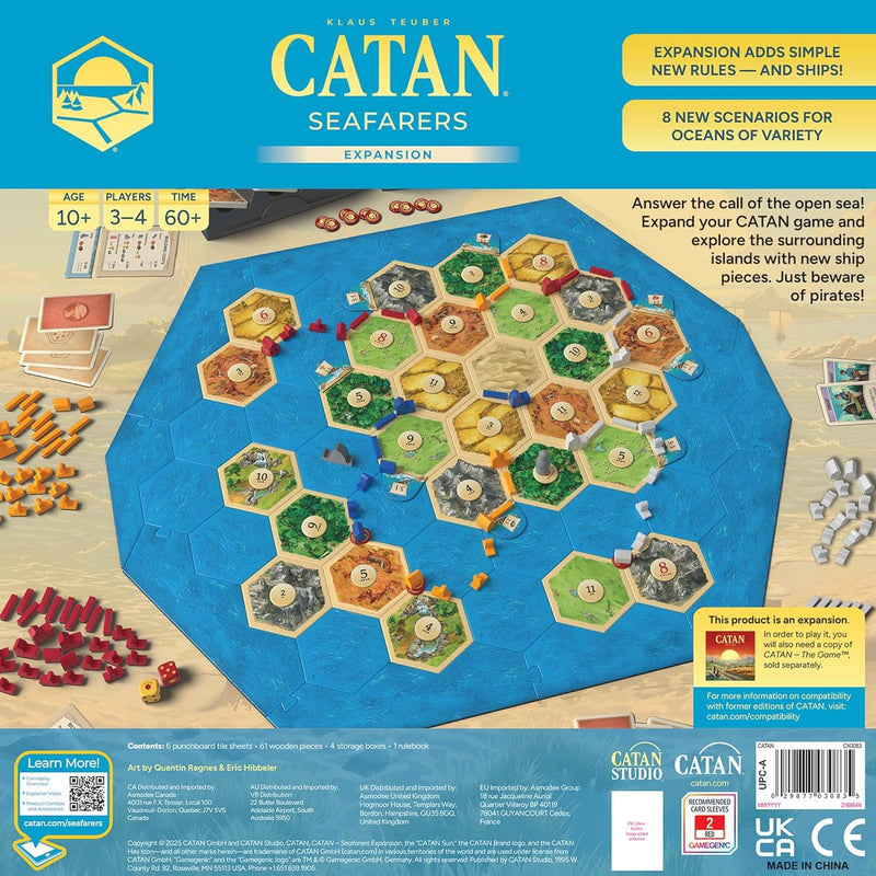 Catan Seafarers 6eme Edition Version Anglaise