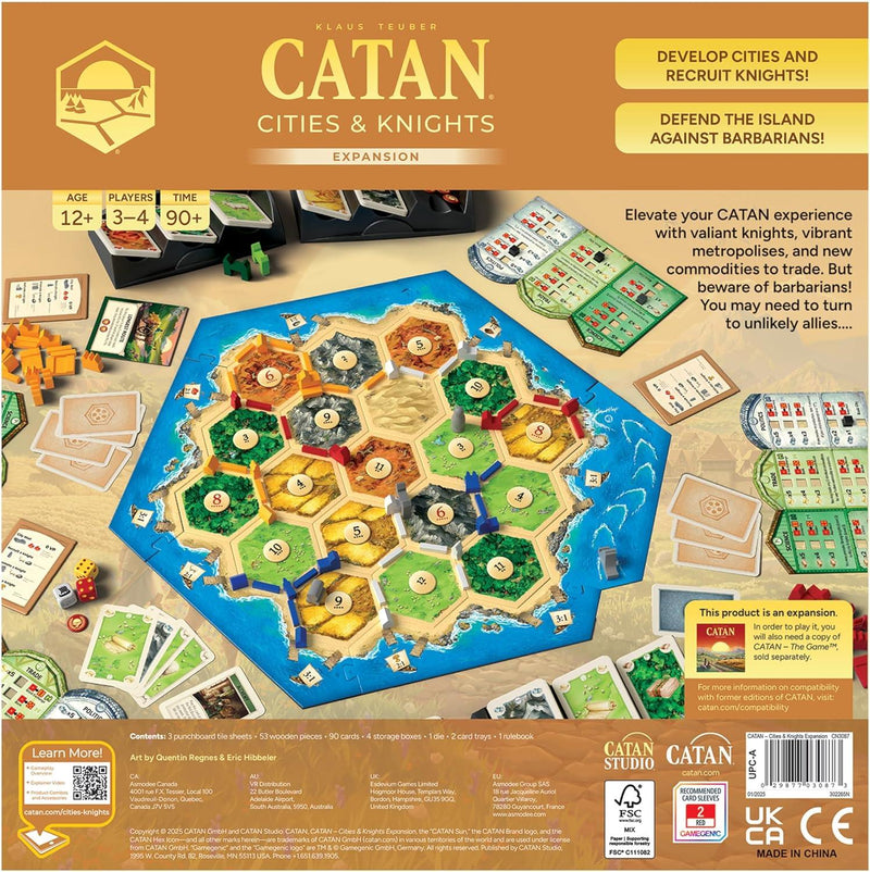 Catan Cities & Knights 6eme Edition Version Anglaise
