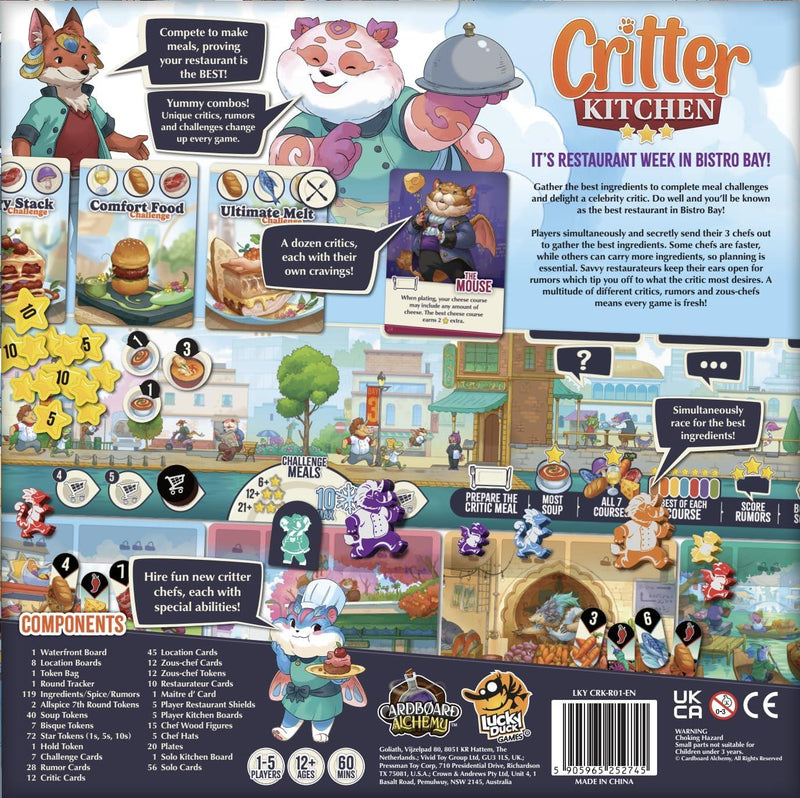 Critter Kitchen Version Anglaise