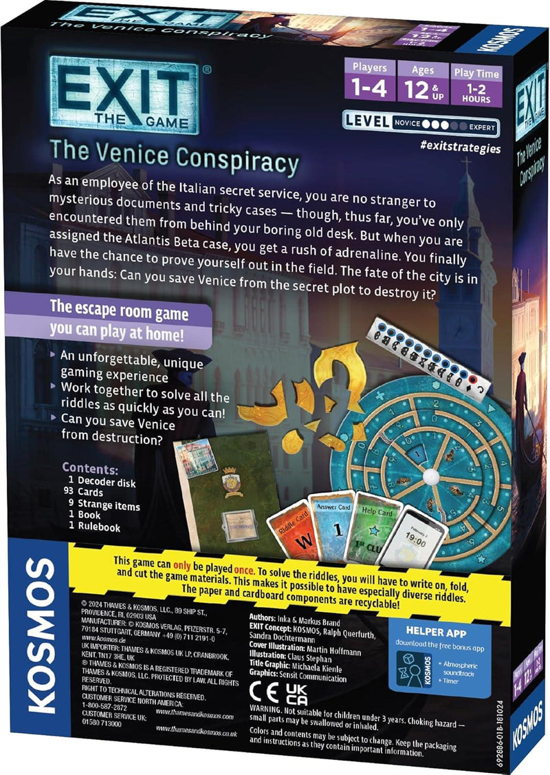 Exit The Venice Conspiracy