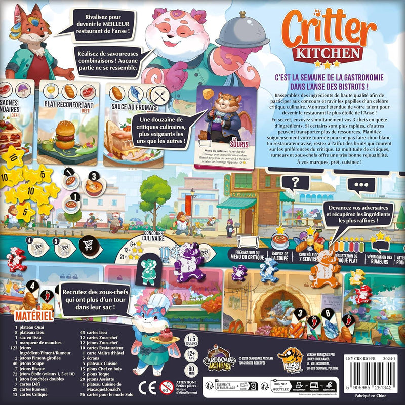 Critter Kitchen Bistros et Bestiaux Version Française