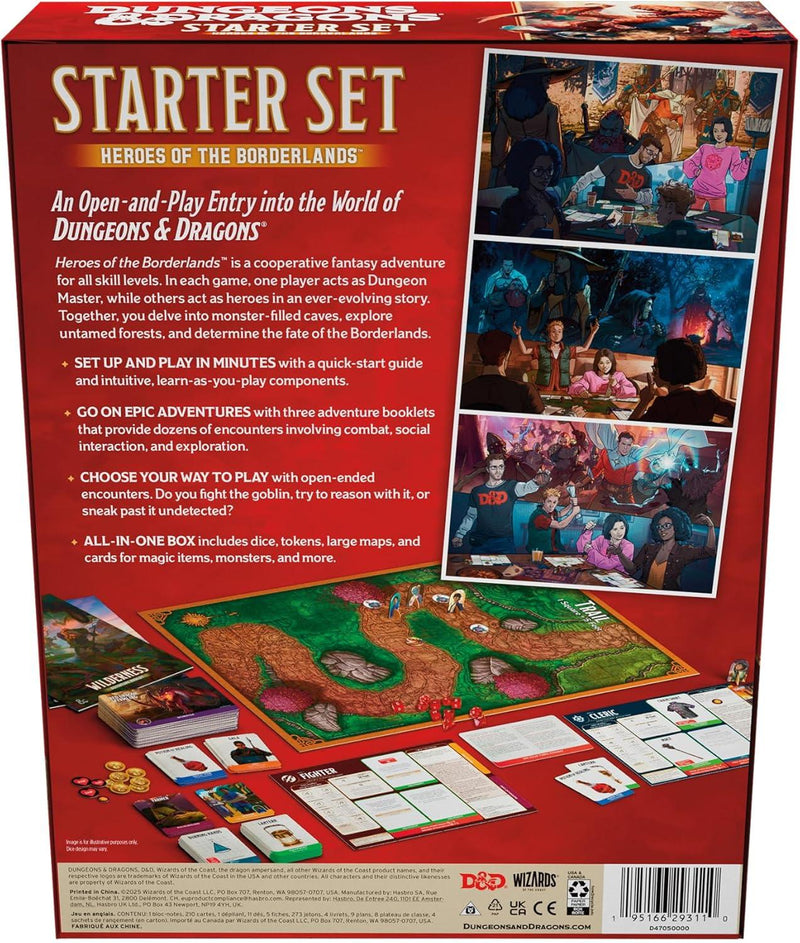 Dungeons & Dragons: Starter Set Heroes of the Borderlands Version Anglaise