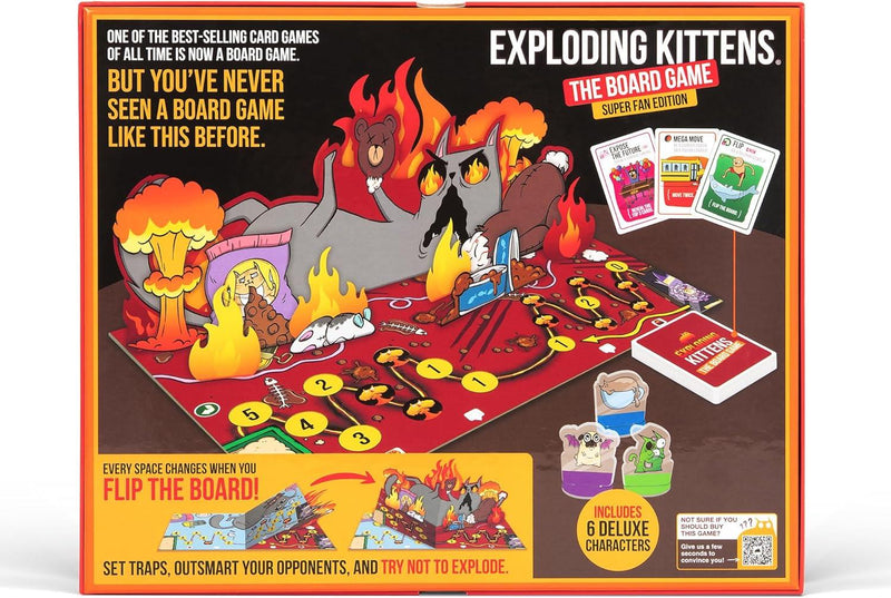 Exploding Kittens Board Game The Superfan Edition Version Anglaise
