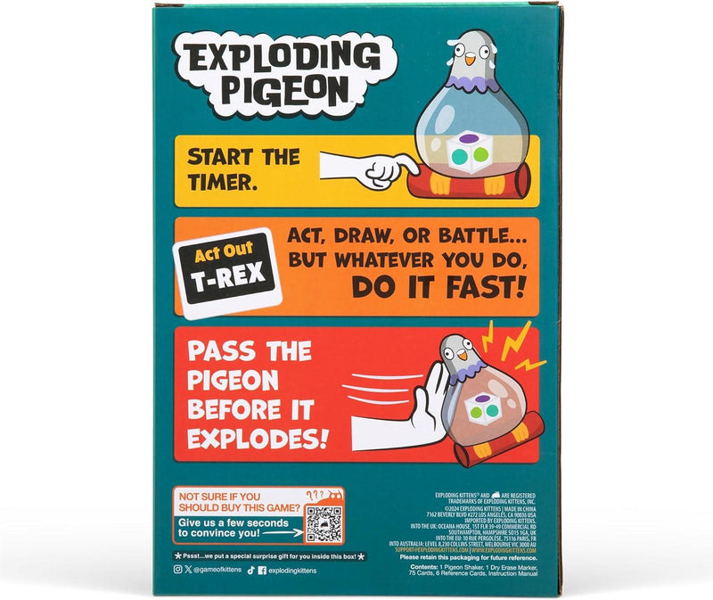 Exploding Pigeons Version Anglaise