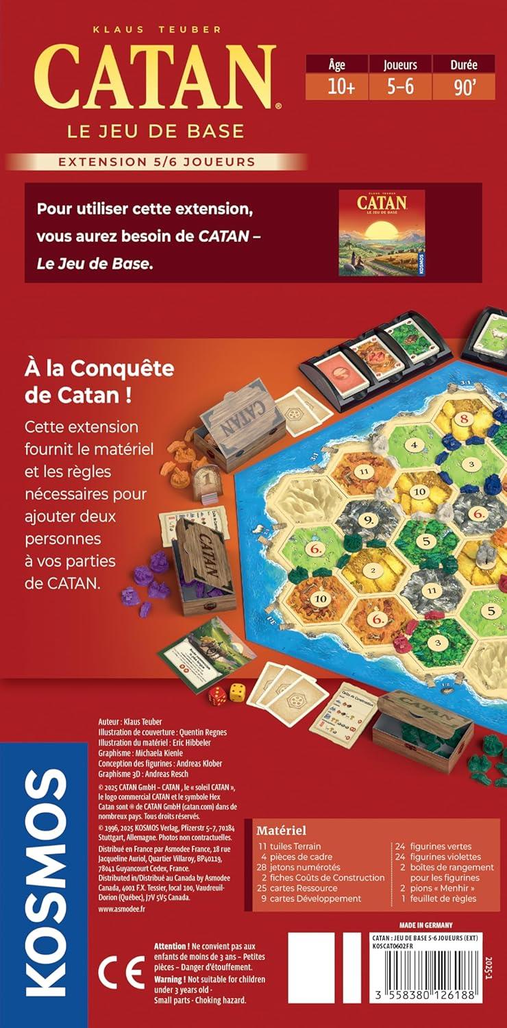 Catan 5 - 6 Joueurs Eco Version Française