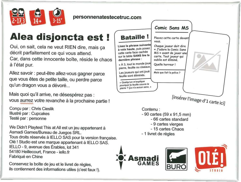 Personne n'a Testé ce Truc Version Française