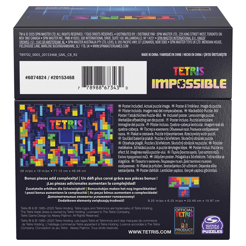 Puzzle Impossible Tetris 676 Pièces