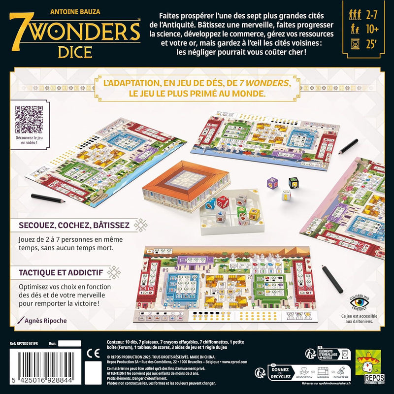 7 Wonders Dice Version Française