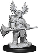 D&D Frameworks Unpainted Miniatures: Dwarf Barbarian Female