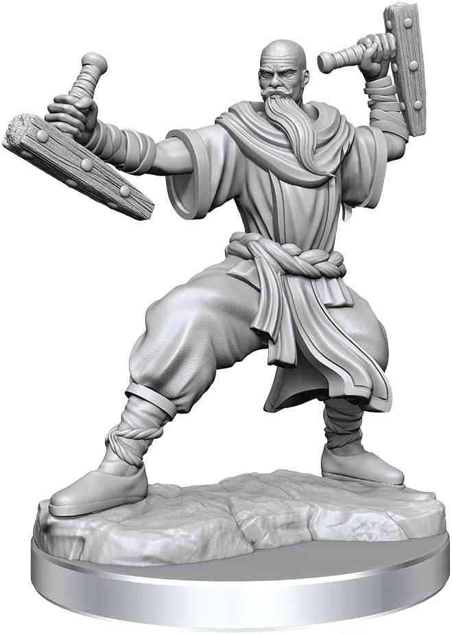 D&D Frameworks Human Monk Male (1Figurine dans la Boite)