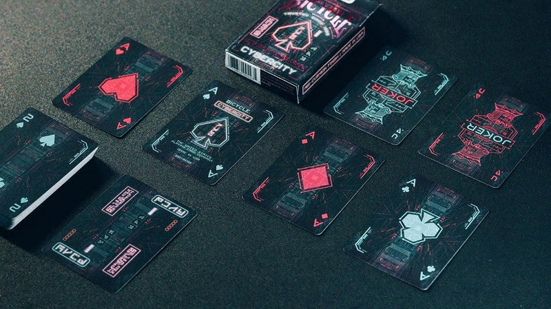 Bicycle Playing Cards: Cyberpunk Cybercity