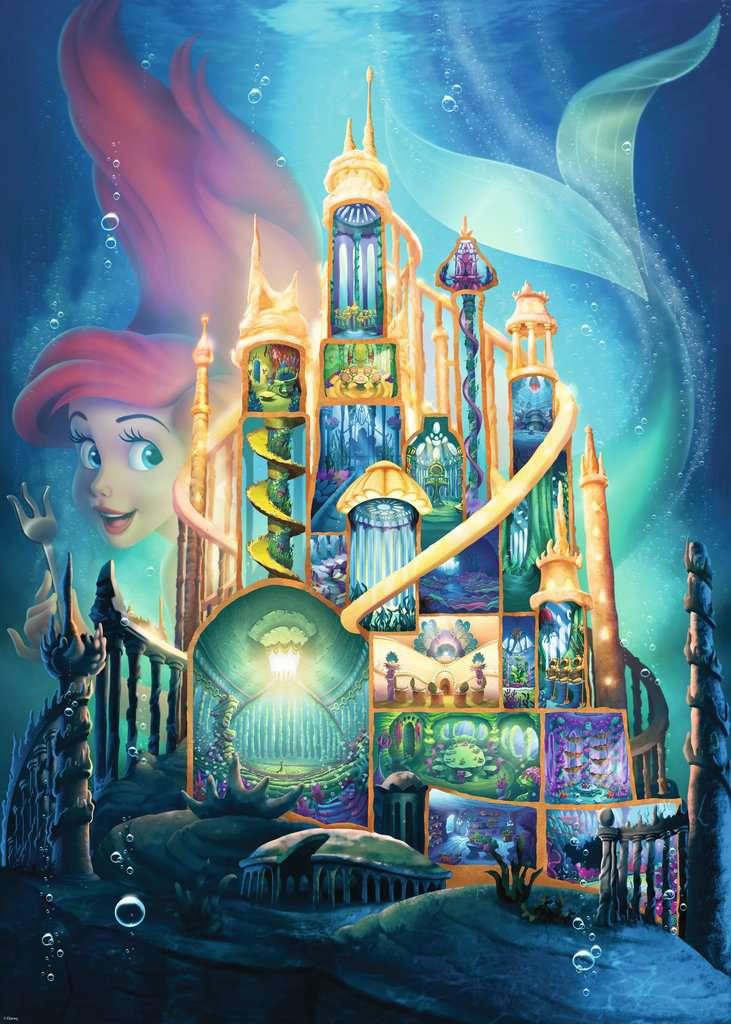 Ravensburger 1000P Disney Castle Ariel