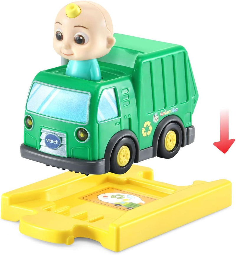 Vtech CoComelon Go! Go! Smart Wheels JJ's Recycling Truck & Track Version Anglaise