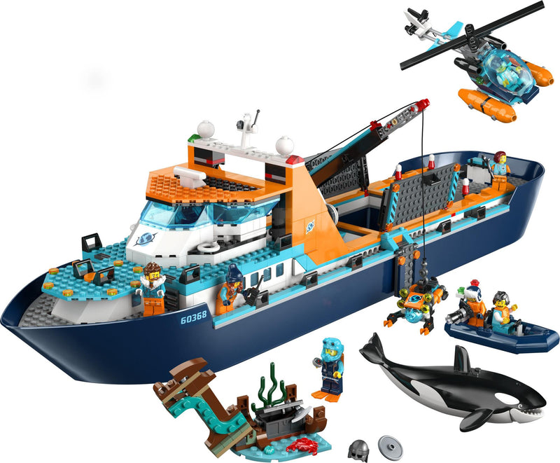 Lego City Le bateau d’exploration arctique