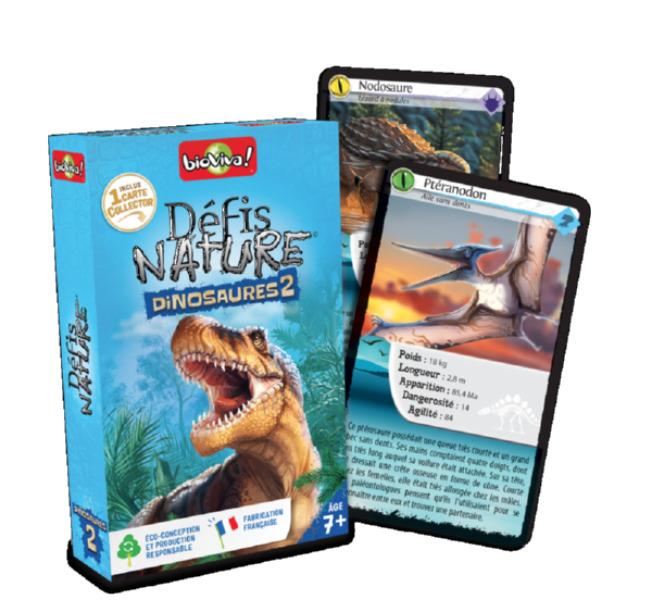 Défis Nature Dinosaures 2 BLEU Version Française