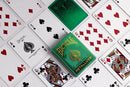 Bicycle Jeu de Cartes: MetalLuxe Holiday Green