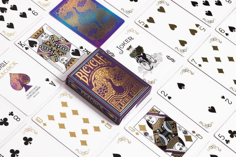 Bicycle Jeux de Cartes Purple Peacock