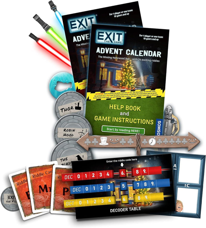 EXIT: Advent Calendar: The Missing Hollywood Star Version Anglaise