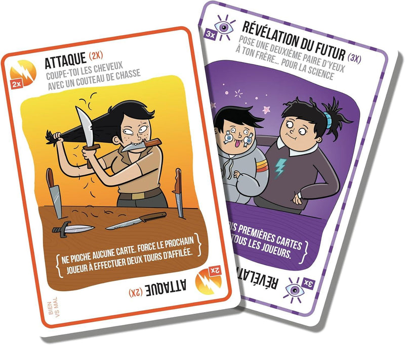 Exploding Kittens - Bien vs Mal Version Française