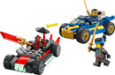 Lego Ninjago Rogue vs. Drix Race Car Duel