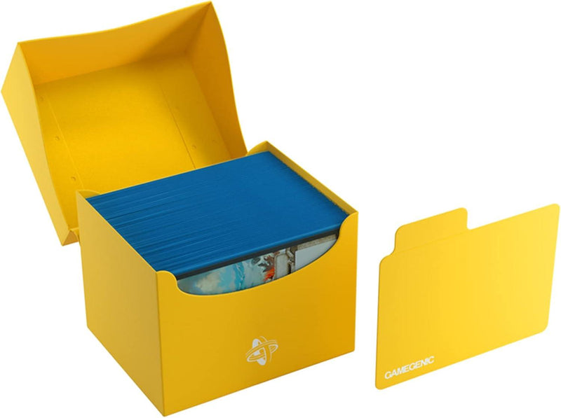 Deck Box: Side Holder Deck Box XL 100 Cartes Jaune (Boite Vide)