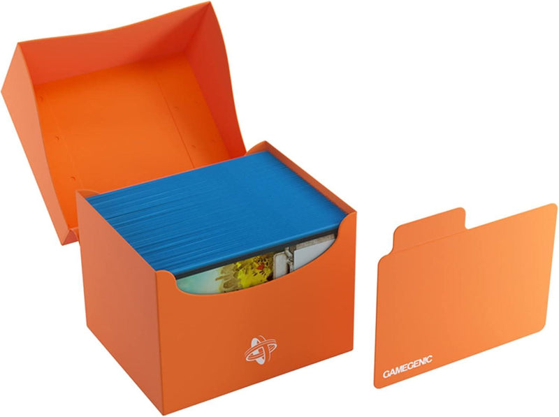 Deck Box: Side Holder Deck Box XL 100 Cartes Orange (Boite Vide)