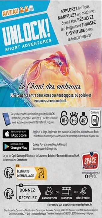 Unlock! Short Adventures: Le Chant des Embruns