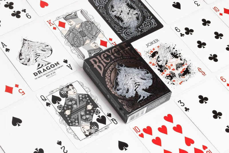 Bicycle Jeux de Cartes Black Dragon